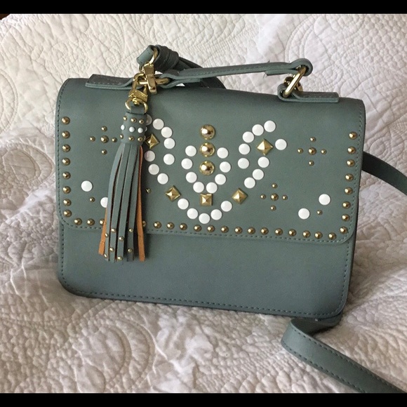 Steve Madden studs tassel shoulder crossbody bag - Picture 10 of 12